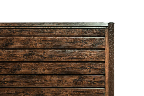 Panou gard cu profil Modern Plus Imitație lemn - imagine 2