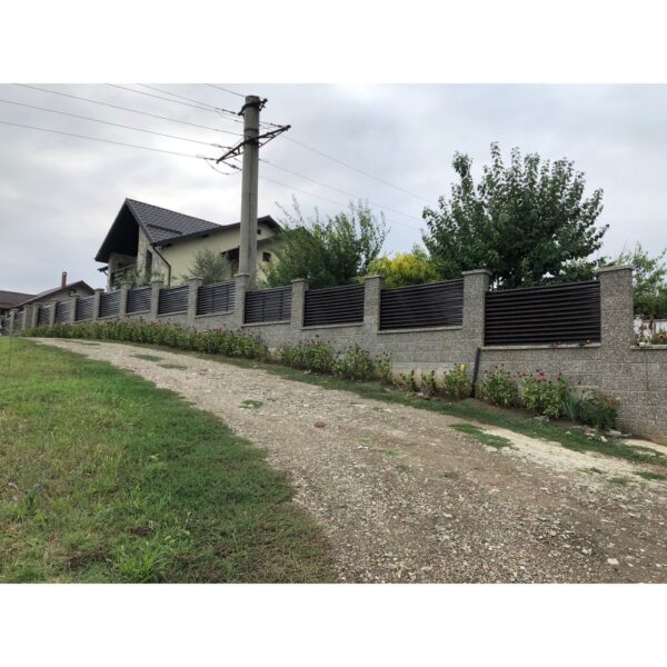 Panou gard cu jaluzele imitație lemn - imagine 5