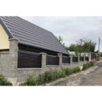 Panou gard cu jaluzele imitație lemn - imagine 4