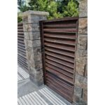 Panou gard cu jaluzele imitație lemn - imagine 7