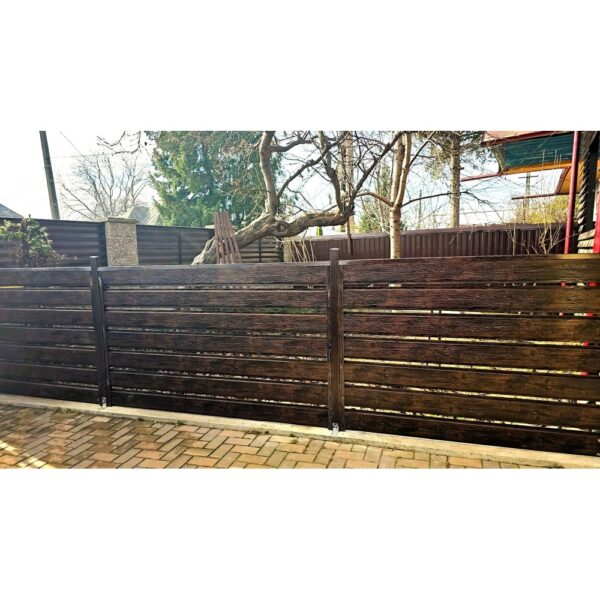 Ștacheți orizontali imitație lemn 0.60 mm - imagine 6