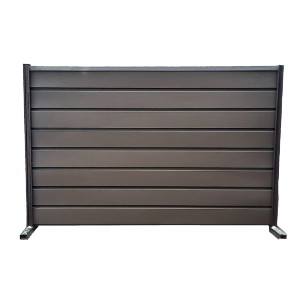 Ștacheți orizontali Modern Mat Vopsiți pe o parte - imagine 32