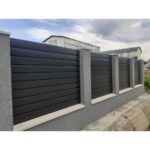 Ștacheți orizontali Modern Mat Vopsiți pe o parte - imagine 29