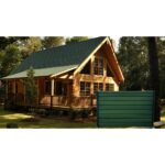 Ștacheți orizontali Modern Mat Vopsiți pe o parte - imagine 22