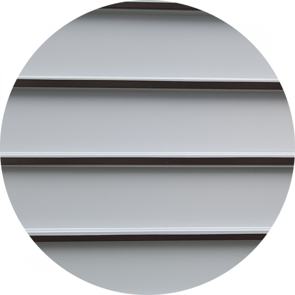 Ștacheți orizontali Modern Mat Vopsiți pe o parte - imagine 20