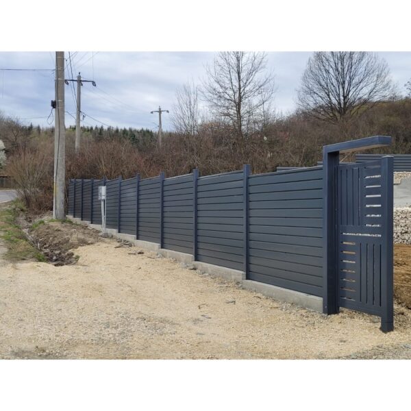 Ștacheți orizontali Modern Plus Dublu vopsiți - imagine 14