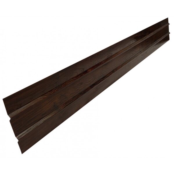 Temelie gard imitație lemn cu două striații - imagine 2