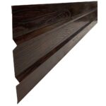 Temelie gard imitație lemn cu două striații - imagine 3