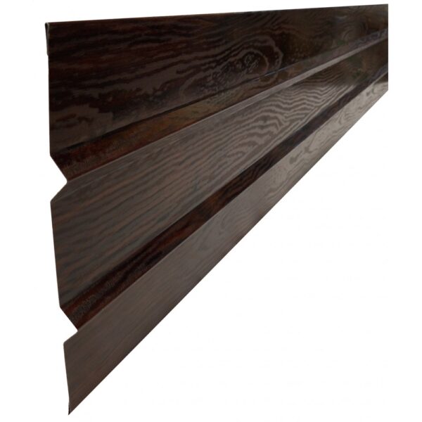 Temelie gard imitație lemn cu două striații - imagine 3