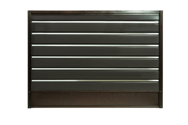 Panou gard cu profil Modern Plus cu spațiu între lamele - imagine 1