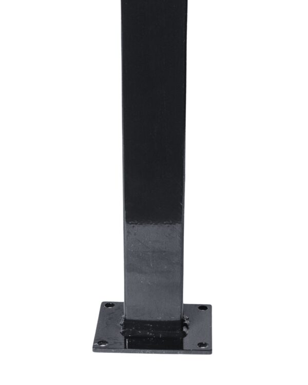 Stâlp pătrat de gard  finisaj perlat - imagine 1