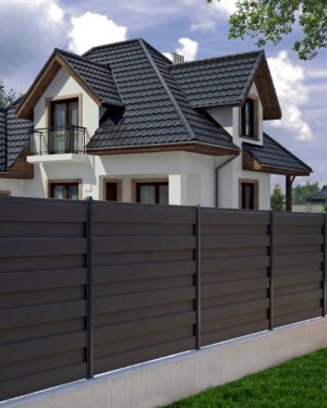 Panou de gard metalic Marsilia Lucios/Mat